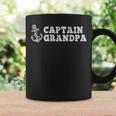 Captain Grandpa Sailing Boating Vintage Boat Anchor Funny Coffee Mug Gifts ideas