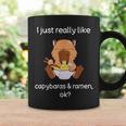 Capybara Ramen Lover Capybaras And Ramen Coffee Mug Gifts ideas