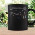 Caribbean Flags Caribbean Map Caribbean Islands Vacation Coffee Mug Gifts ideas