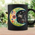 Cat & Moon Sugar Skull Dia De Los Muertos Day Of The Dead Coffee Mug Gifts ideas