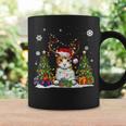 Cat Lovers Cute Eagean Cat Santa Hat Ugly Christmas Sweater Coffee Mug Gifts ideas