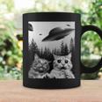 Cat Selfie With Alien Ufo Spaceship Cat Lovers Coffee Mug Gifts ideas