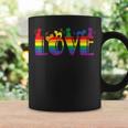 Cat Stack Rainbow Gay Pride Funny Lgbt Animal Pet Lover Coffee Mug Gifts ideas