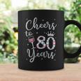 Cheers To 80 Years 1939 80Th Birthday For Coffee Mug Gifts ideas
