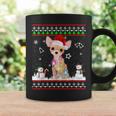 Chihuahua Christmas Dog Light Ugly Sweater Short Sleeve Coffee Mug Gifts ideas