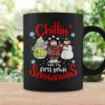 Chilling With My First Grade Snowmies Teacher Christmas Coffee Mug Gifts ideas