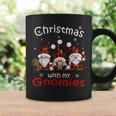 Christmas With My Gnomies Buffalo Red Plaid Gnome For Family Coffee Mug Gifts ideas
