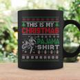 This Is My Christmas Pajama Ugly Sweater Motocross Dirtbike Coffee Mug Gifts ideas