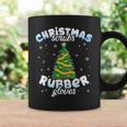 Christmas Scrubs Rubber Gloves Scrub Top Cute Tree Lights Coffee Mug Gifts ideas