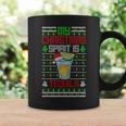My Christmas Spirit Is Tequila Drinking Ugly Sweater Coffee Mug Gifts ideas