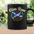Clan Rose Tartan Scottish Last Name Scotland Flag Funny Last Name Designs Funny Gifts Coffee Mug Gifts ideas