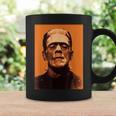 Classic Halloween Monster Frankenstein Vintage Horror Orange Coffee Mug Gifts ideas