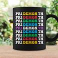 Colorful Gay Pride Lgbt June Month Pride Month Demon Coffee Mug Gifts ideas