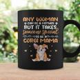 Corgi Mama Dog Mom Mother Mothers Day Kawaii Distressed Coffee Mug Gifts ideas