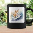 Corgi Surfing Wave Dog Surfing Corgi At The Beach Coffee Mug Gifts ideas