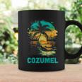 Cozumel Mexico Tropical Sunset Beach Souvenir Vacation Coffee Mug Gifts ideas