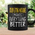 Crab-Eating Macaque Makes Everything Better Monkey Lover Coffee Mug Gifts ideas