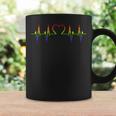 Csd Gay Pride Love Wins Queer Rainbow Heartbeat Lgbt Coffee Mug Gifts ideas