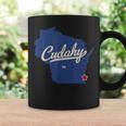 Cudahy Wisconsin Wi Map Coffee Mug Gifts ideas