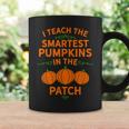 Cute Halloween Lover Pumpkin Teacher Educator Autumn Fall Pumpkin Teacher Coffee Mug Gifts ideas