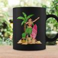 Dabbing Hawaiian Girl Summer Vacation Hawaii Pineapple Palm Coffee Mug Gifts ideas