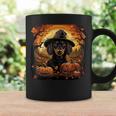 Dachshund Witch And Pumpkin Halloween Costume Dog Love Coffee Mug Gifts ideas