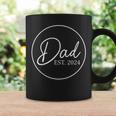 Dad 2024 Circle Pregnancy Announcement Father To Be 2024 Dad Coffee Mug Gifts ideas