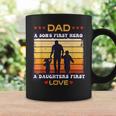Dad A Sons First Hero A Daughters First Love Fathers Day Coffee Mug Gifts ideas