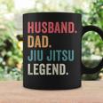 Dad Husband Jiu Jitsu Legend Jiu Jitsu Dad Fathers Day Coffee Mug Gifts ideas