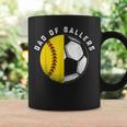 Dad Of Ballers Father Son Softball Soccer Player Coach Gift Coffee Mug Gifts ideas