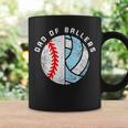 Dad Of Ballers Funny Baseball Volleyball Dad Daddy Papa Coffee Mug Gifts ideas