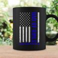 Dad Of Girls Outnumbered Vintage American Flag Fathers Day Coffee Mug Gifts ideas
