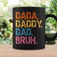 Dada Daddy Dad Bruh Fathers Day 2023 Retro Vintage Funny Coffee Mug Gifts ideas
