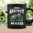Dads Against Weed Funny Gardening Lawn Mowing Lawn Mower Men Coffee Mug Gifts ideas