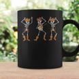 Dancing Skeletons Cowboy Western Halloween Spooky Season Coffee Mug Gifts ideas