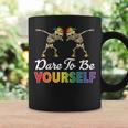 Dare To Be Yourself Cute Lgbt Gay Pride Coffee Mug Gifts ideas