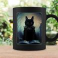 Dark Art Black Cat And Her Magic Book Magic Funny Gifts Coffee Mug Gifts ideas