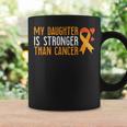 My Daughter Is Stronger Than Cancer Leukemia Awareness Coffee Mug Gifts ideas
