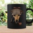 Detective Greyhound Spy Investigator Puppy Animal Dog Lover Coffee Mug Gifts ideas