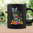 Dia De Los Muertos Cat Figurine Day Of The Dead Coffee Mug Gifts ideas