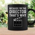 Director Theater Filmmaker Clapper Board Coffee Mug Gifts ideas