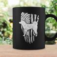 Dog Akita Silhoutte Of An Akita Dog With American Flag Background Coffee Mug Gifts ideas