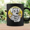 Dog Dad Shirt Golden Retriever Vintage Dog Coffee Lover Coffee Mug Gifts ideas