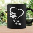 Dog Paw Heart Dog Paws Hearts Dog Paw - Dog Owner Coffee Mug Gifts ideas