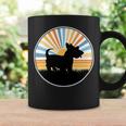 Dog Scottish Terrier Mom Dog Dad Retro Sunset Pet Coffee Mug Gifts ideas