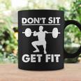Dont Set Get Fit Deadlift Lovers Fitness Workout Costume Coffee Mug Gifts ideas