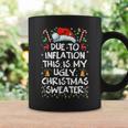 Due To Inflation This Is My Ugly Sweater Christmas Coffee Mug Gifts ideas