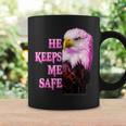 Eagle He Keeps Me Safe - She Keeps Me Wild Coffee Mug Gifts ideas