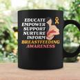 Educate Empower Support Breastfeeding Breastfeed Awareness Coffee Mug Gifts ideas