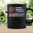 Emt Firefighter American Flag Proud Firefighter Emt Coffee Mug Gifts ideas